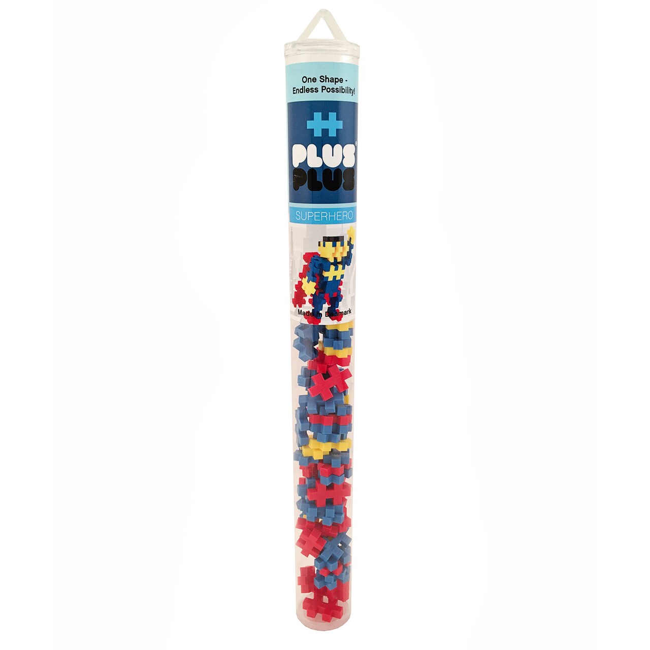 Plus-Plus - 70 Piece Superhero Assortment Building Set Mini Maker Tube